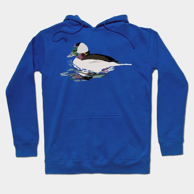 Bufflehead (Male) Hoodie by stargatedalek